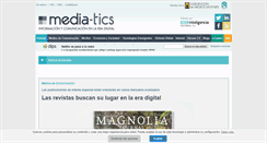 Desktop Screenshot of media-tics.com